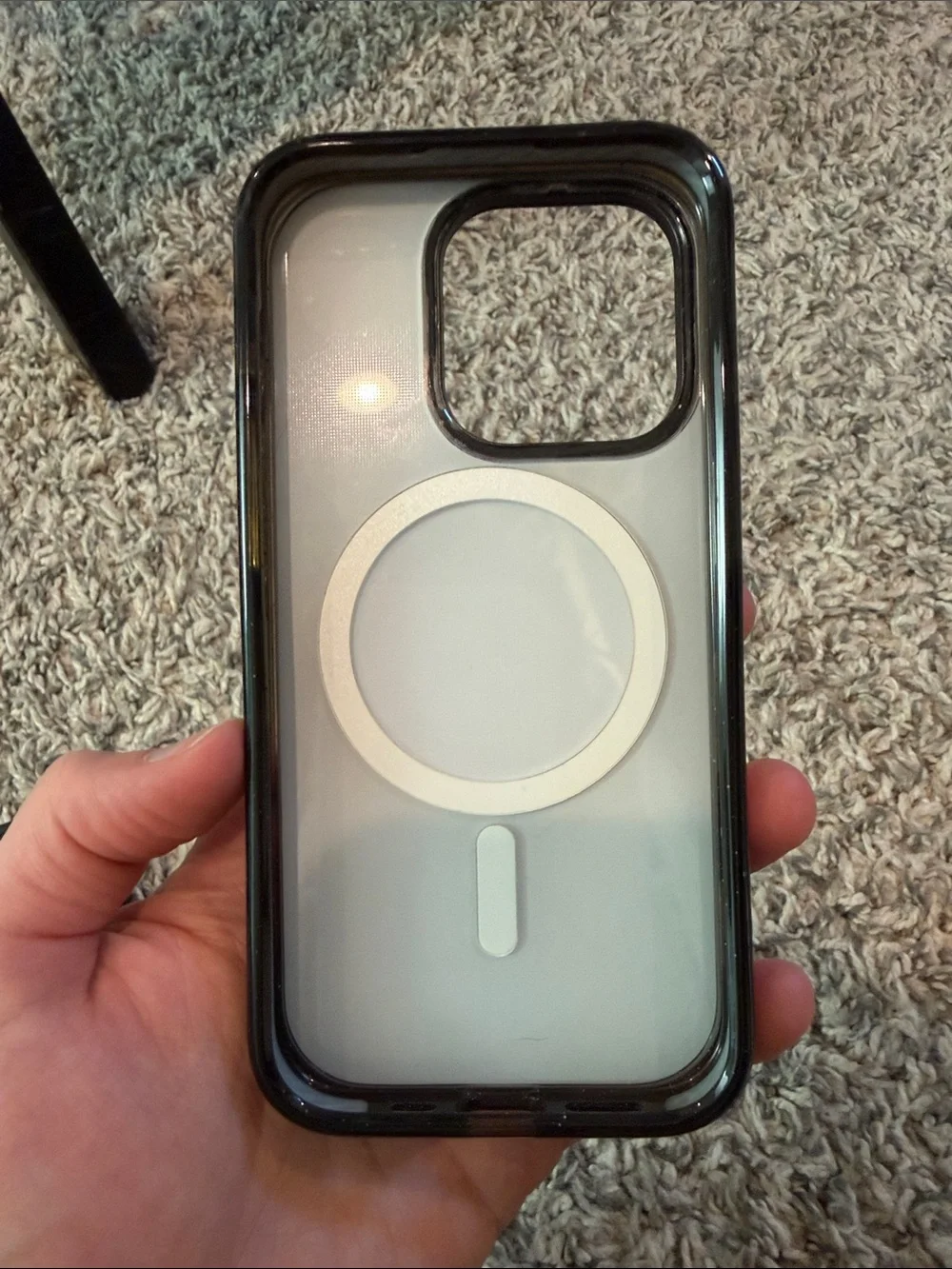 Casetify Blue Wave & Walli Black Smiley Strap iPhone 15 Pro Cases
